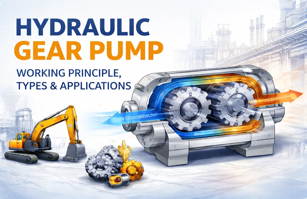Hydraulic Gear Pump: Working Principle, Types & Applications